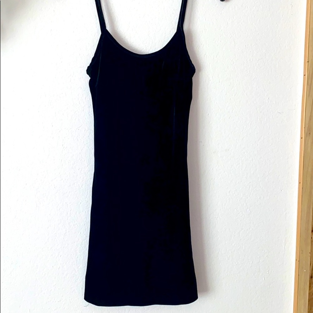 Velvet vintage mini dress